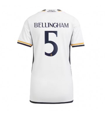 Real Madrid Jude Bellingham #5 Koszulka Podstawowych Kobiety 2023-24 Krótki Rękaw